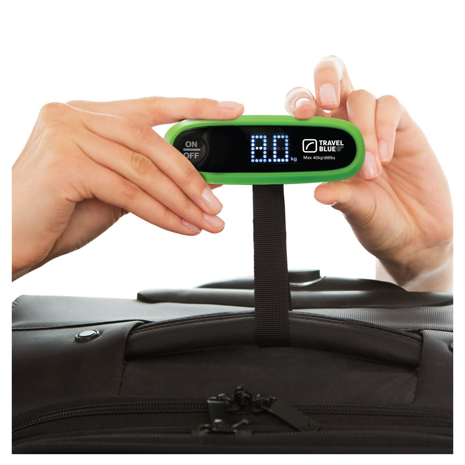 TravelBlue Portable Digital Scale green