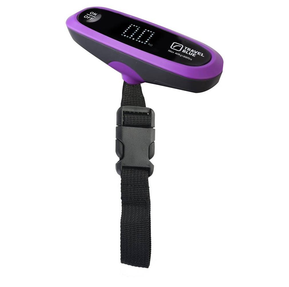 TravelBlue Portable Digital Scale purple