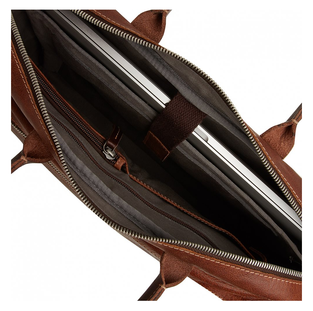 Castelijn & Beerens Renee Rein Laptoptasche 15.6'' RFID hellbraun