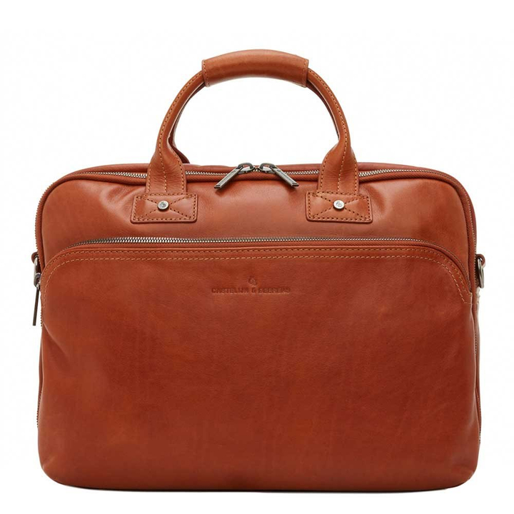 Castelijn & Beerens Firenze Business Laptoptasche 15.6" hellbraun