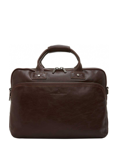 Castelijn & Beerens Firenze Business Laptoptas 15.6" 3 vaks mokka