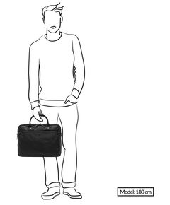 Castelijn & Beerens Firenze Business Laptoptas 15.6" 3 vaks mokka