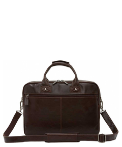 Castelijn & Beerens Firenze Business Laptoptas 15.6" 3 vaks mokka