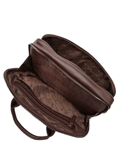 Castelijn & Beerens Firenze Business Laptoptas 15.6" 3 vaks mokka