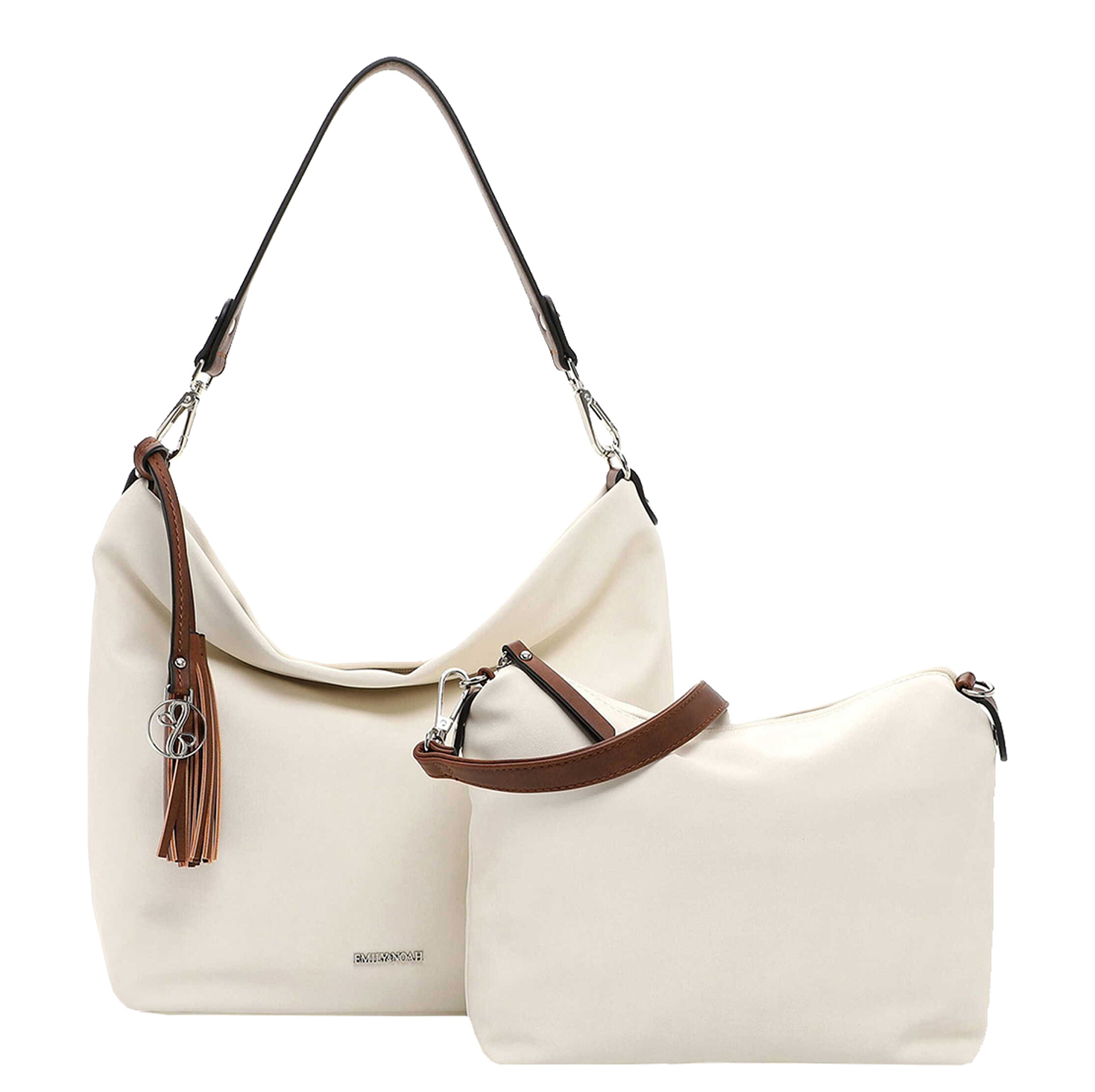 Emily & Noah Elke Handtas M cream