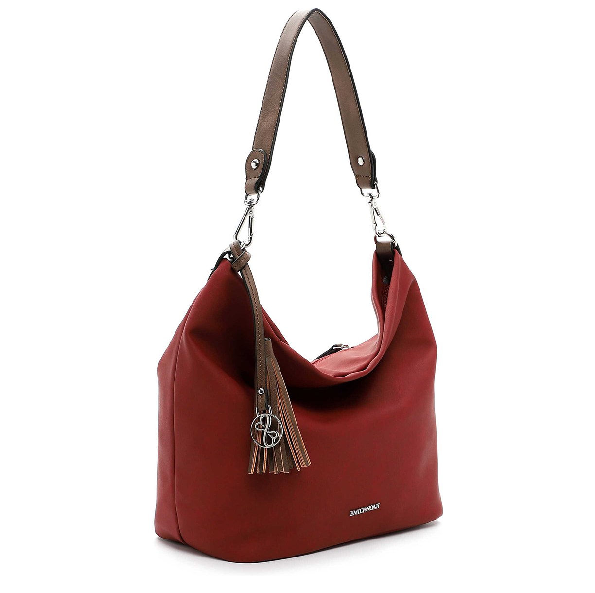 Emily & Noah Elke Handbag M red/cognac