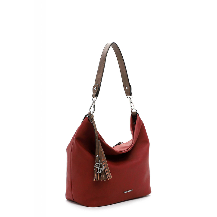 Emily & Noah Elke Handbag M red/cognac