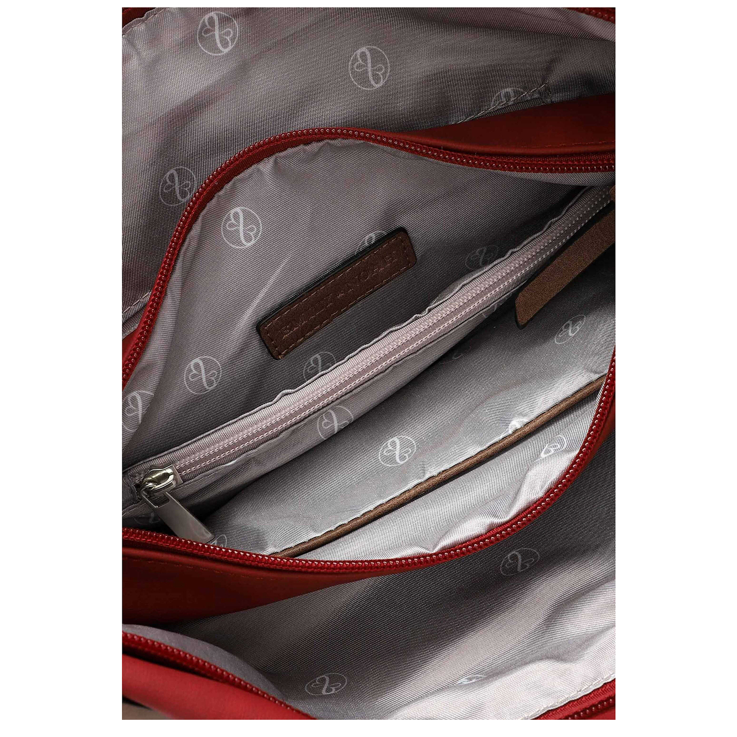 Emily & Noah Elke Handbag M red/cognac