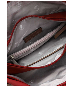 Emily & Noah Elke Handbag M red/cognac