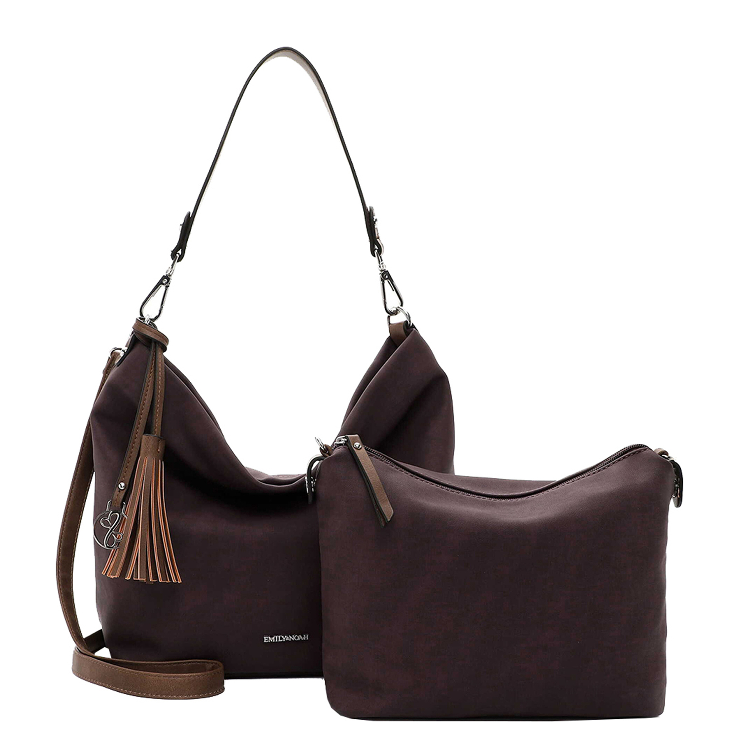 Emily & Noah Elke Handbag M darkwine
