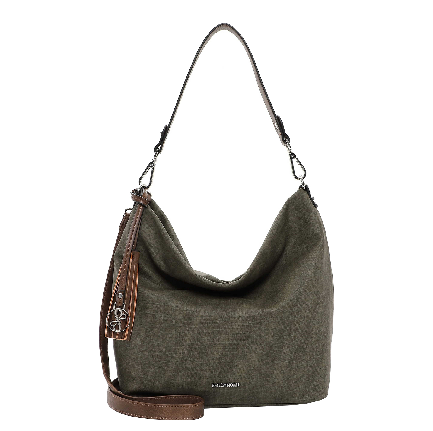 Emily & Noah Elke Handbag M oliv/cognac