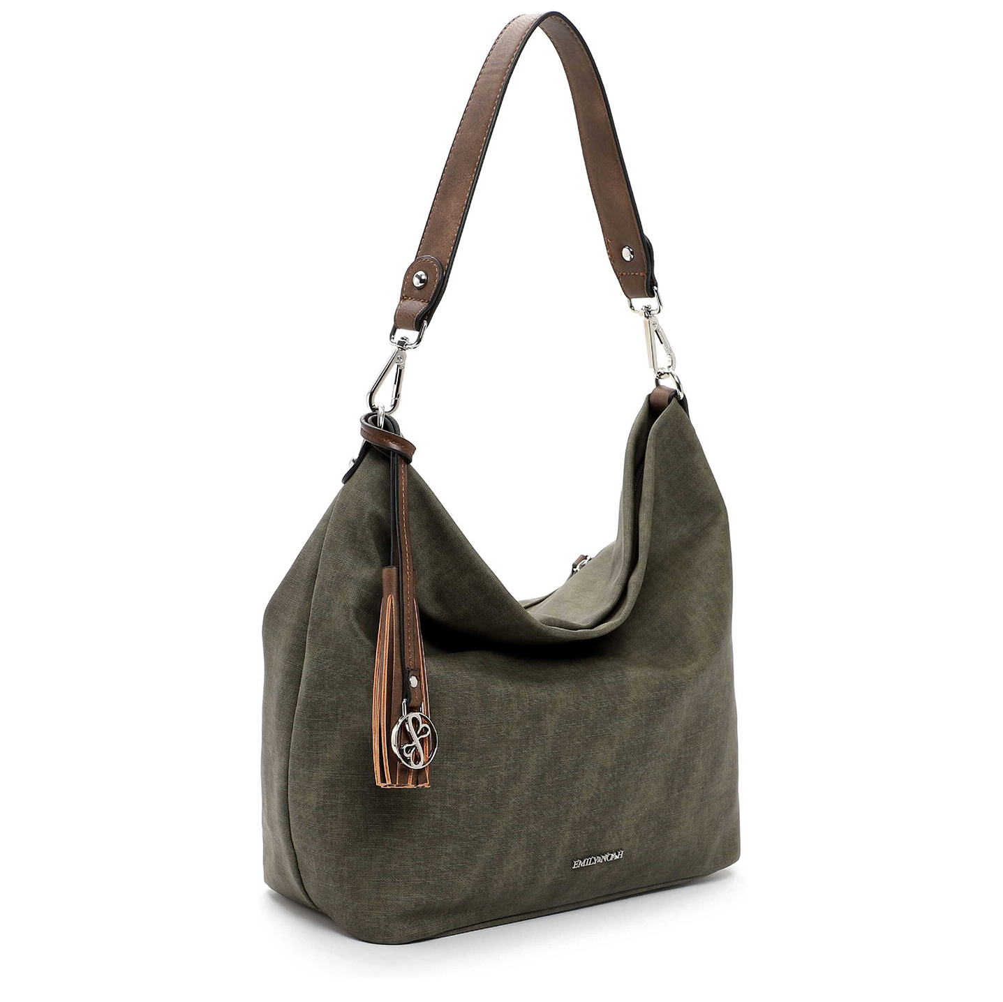 Emily & Noah Elke Handbag M oliv/cognac