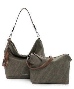 Emily & Noah Elke Handbag M oliv/cognac