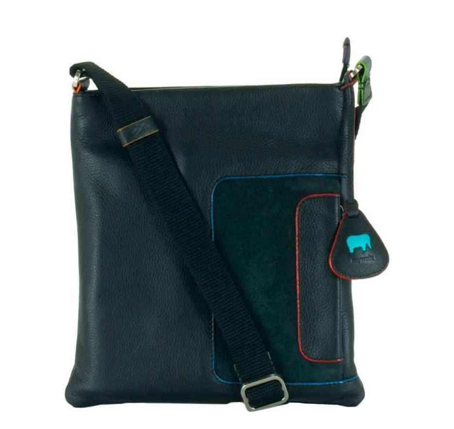 MyWalit schoudertas zwart en multicolor