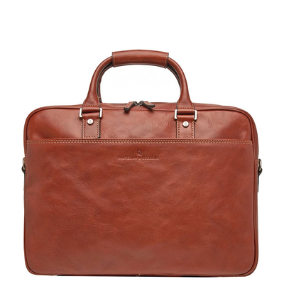 Castelijn & Beerens Verona Business Laptoptasche 15.6" hellbraun