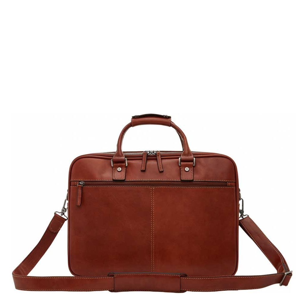 Castelijn & Beerens Verona Business Laptoptas 15.6" licht bruin