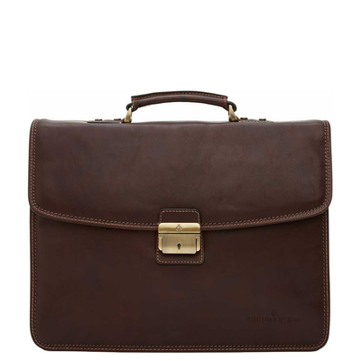 Castelijn & Beerens Verona Laptoptasche 13.3" mokka