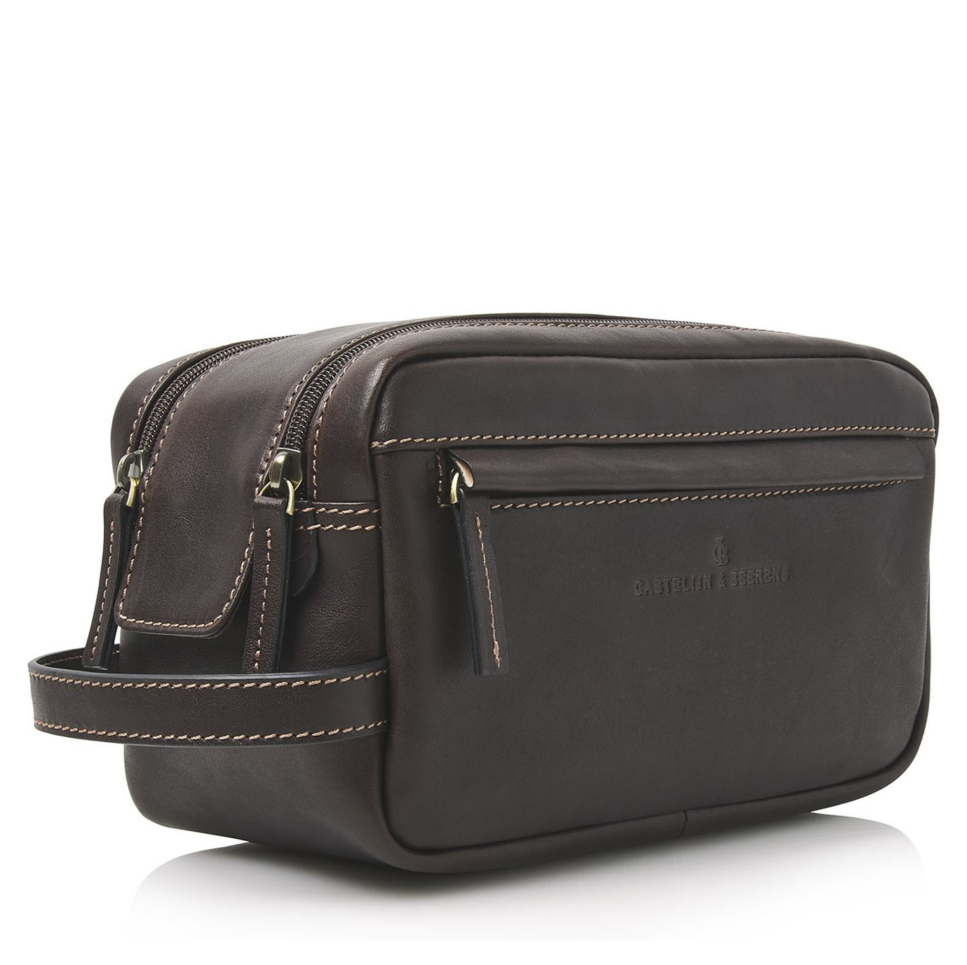 Castelijn & Beerens Verona Toilettas mocca