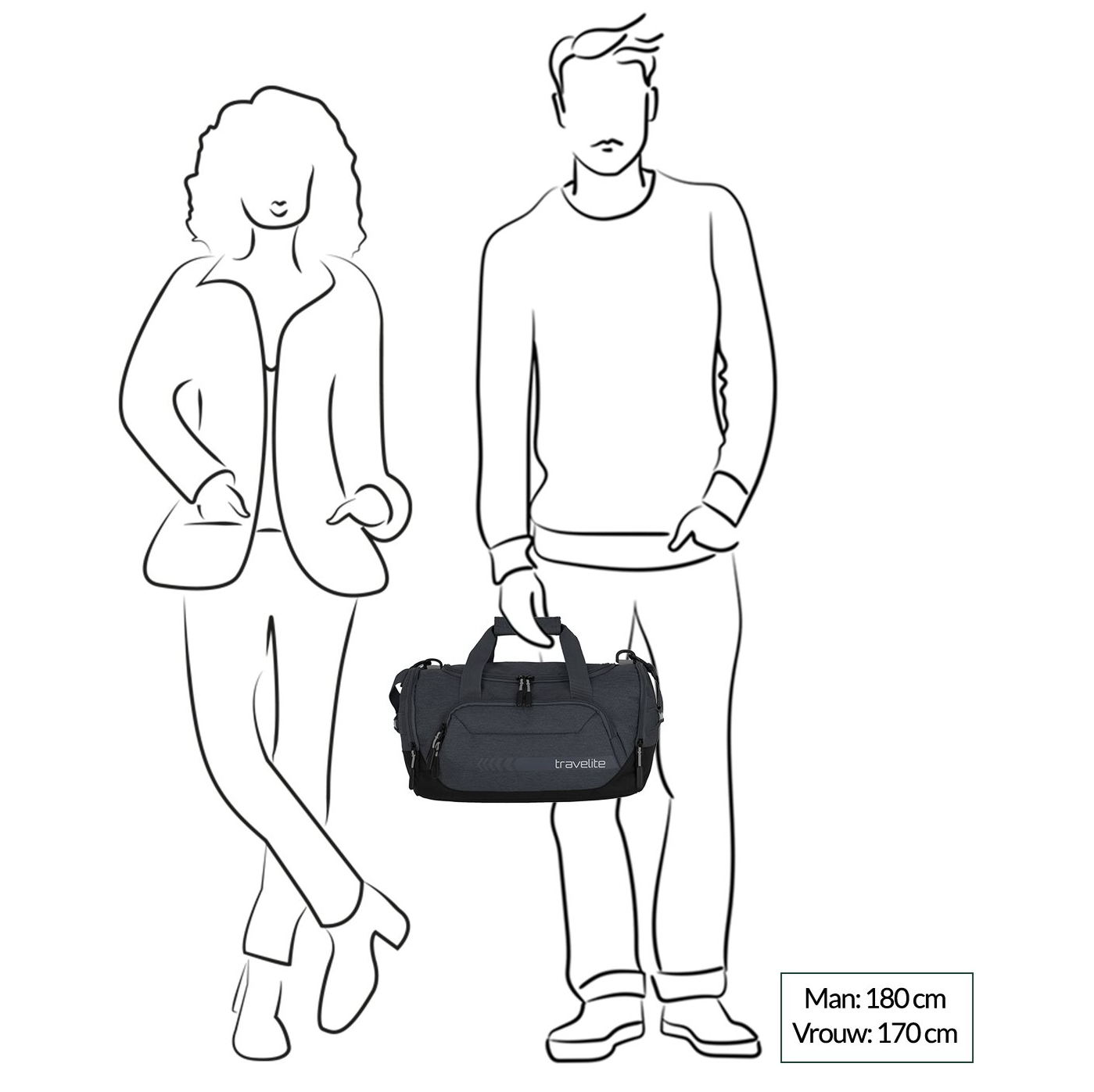 Travelite Kick Off Duffle S red