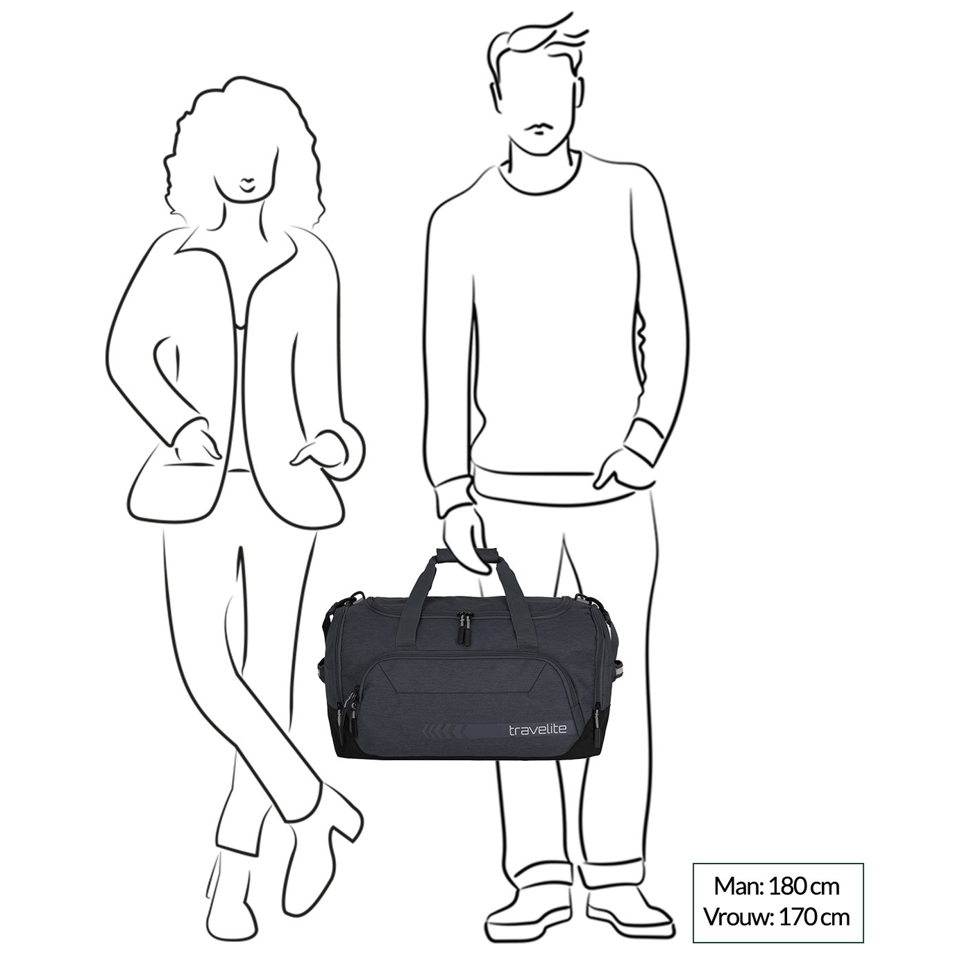 Travelite Kick Off Duffle M red