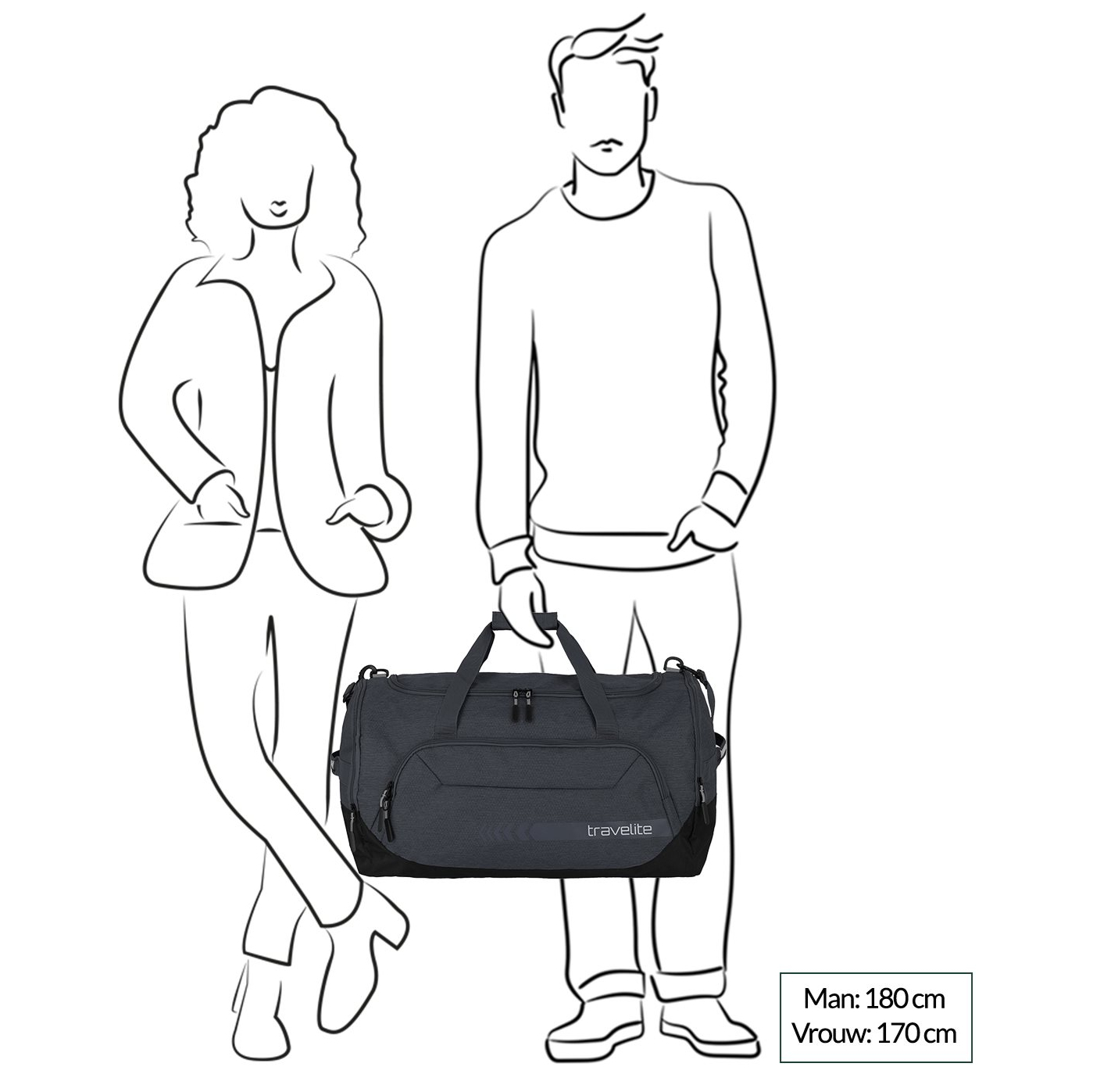 Travelite Kick Off Duffle L petrol