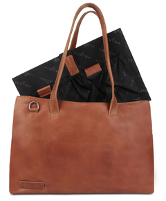Plevier Jura Dames Laptoptas 15.6'' cognac