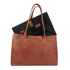 Plevier Jura Dames Laptoptas 15.6'' cognac