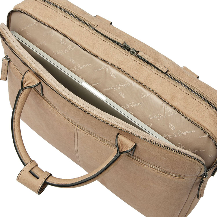 Castelijn & Beerens Carisma Laptopbag 15.6" beige