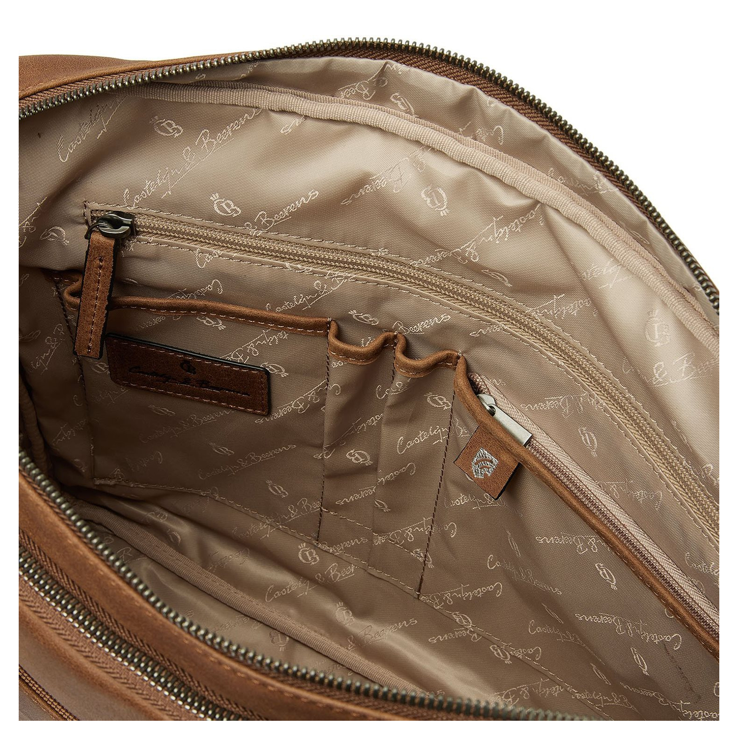 Castelijn & Beerens Carisma Laptopbag 15.6" cognac