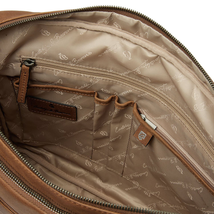 Castelijn & Beerens Carisma Laptopbag 15.6" cognac