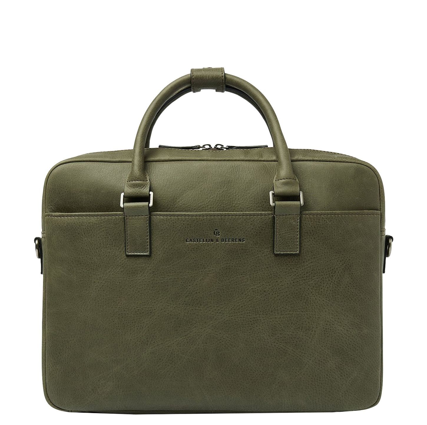 Castelijn & Beerens CARISMA laptoptas khaki en groen