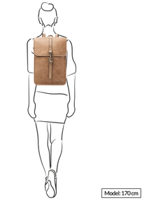 Castelijn & Beerens Carisma Laptoprugzak 15.6" RFID beige