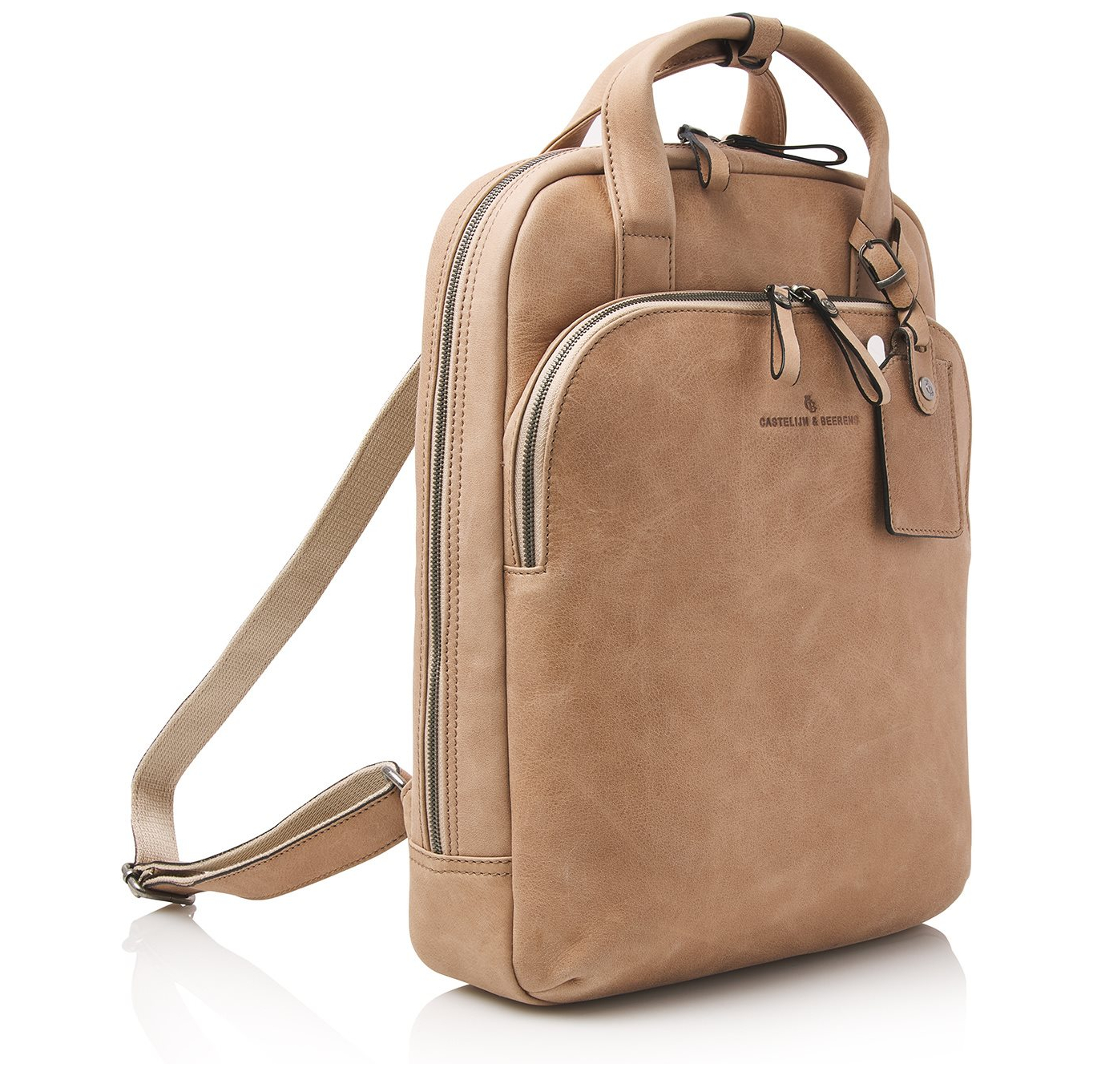 Castelijn & Beerens Carisma Laptoprugzak 15.6" + Tablet beige