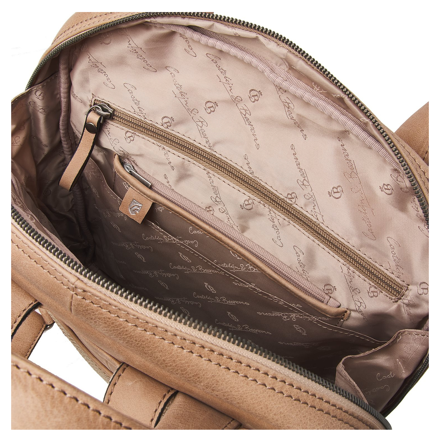 Castelijn & Beerens Carisma Laptoprugzak 15.6" + Tablet beige