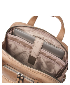 Castelijn & Beerens Carisma Laptoprugzak 15.6" + Tablet beige