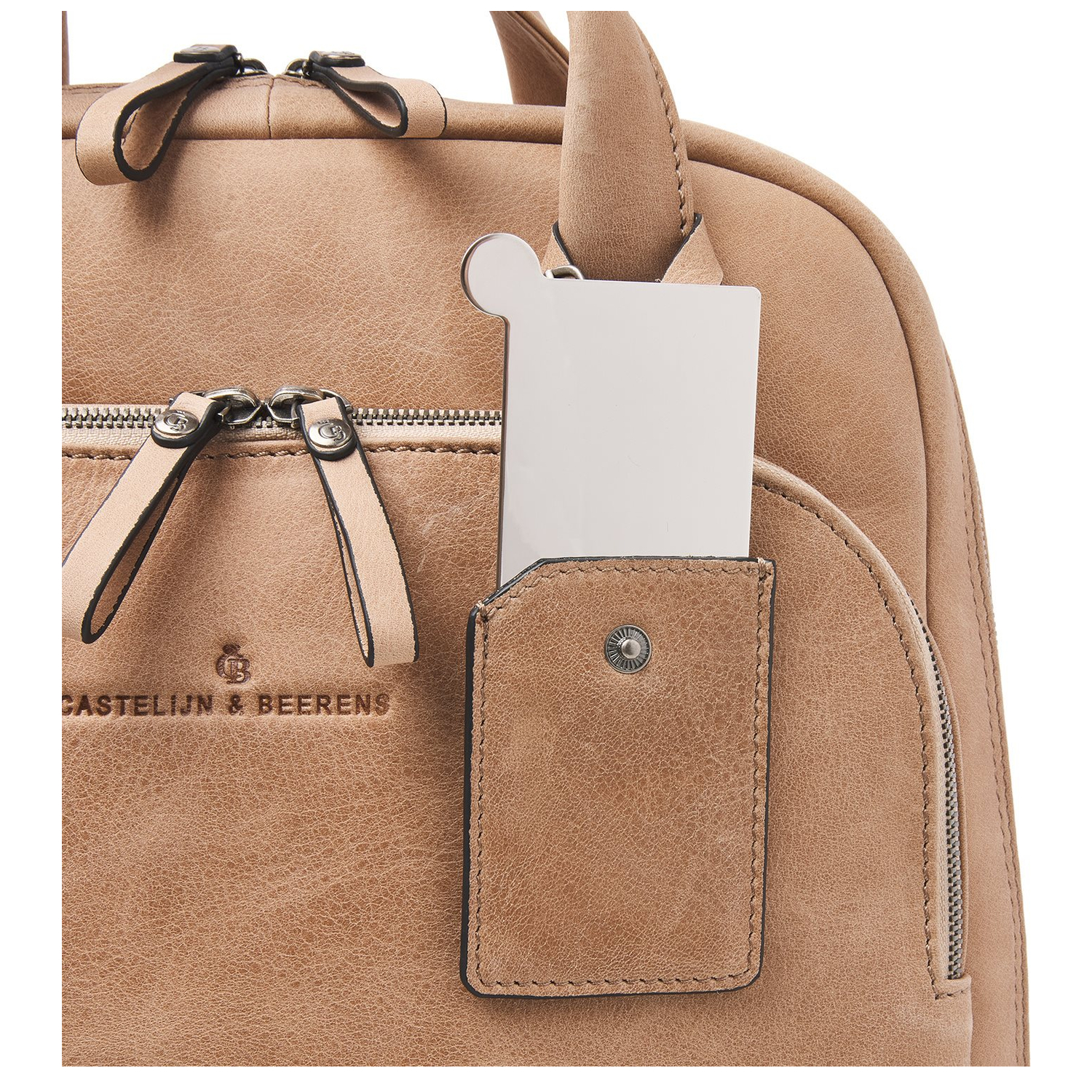 Castelijn & Beerens Carisma Laptoprugzak 15.6" + Tablet beige