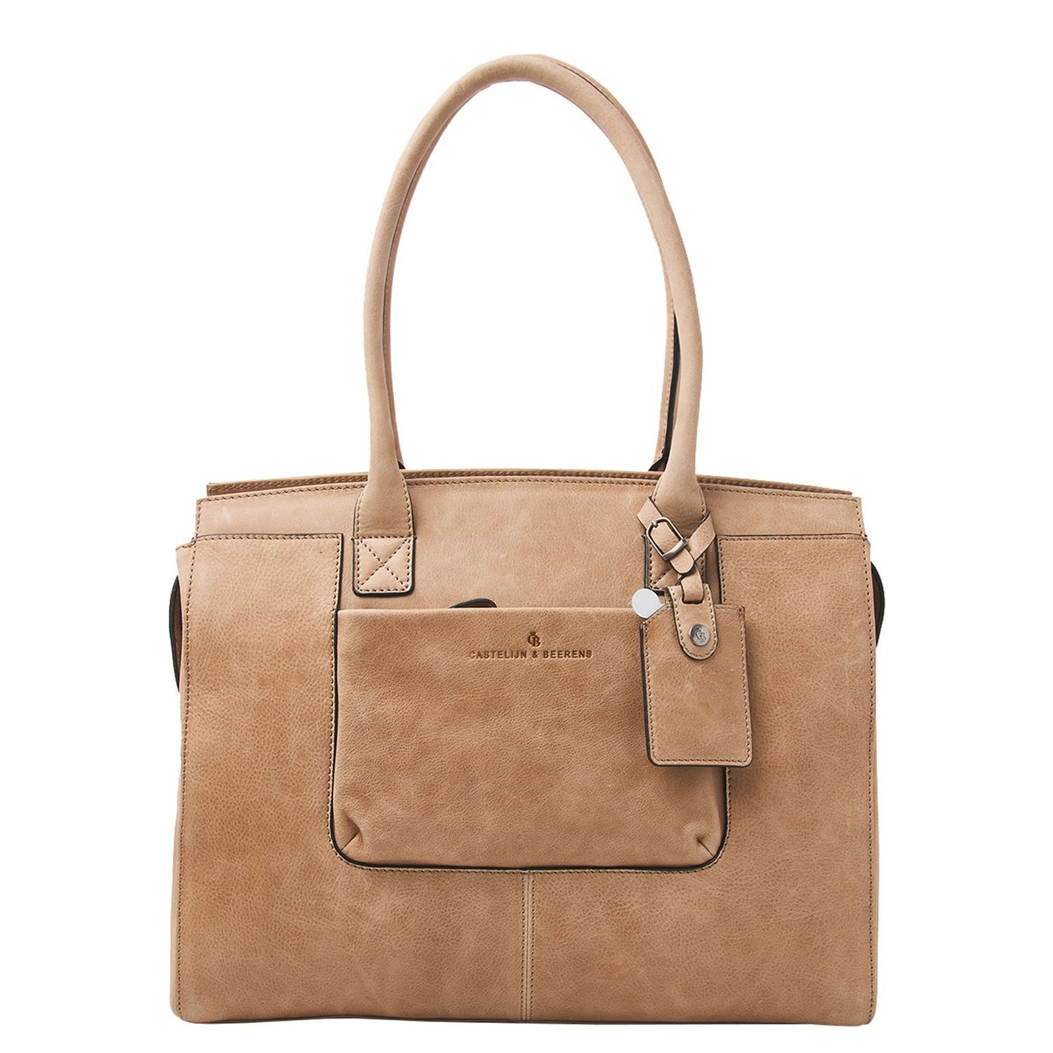 Castelijn & Beerens CARISMA laptoptas beige