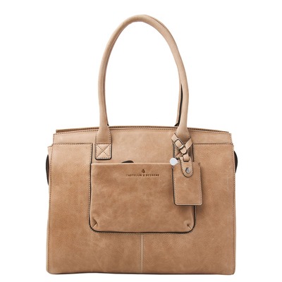 Castelijn & Beerens Carisma Laptoptasche 15.6" + Tablet RFID beige