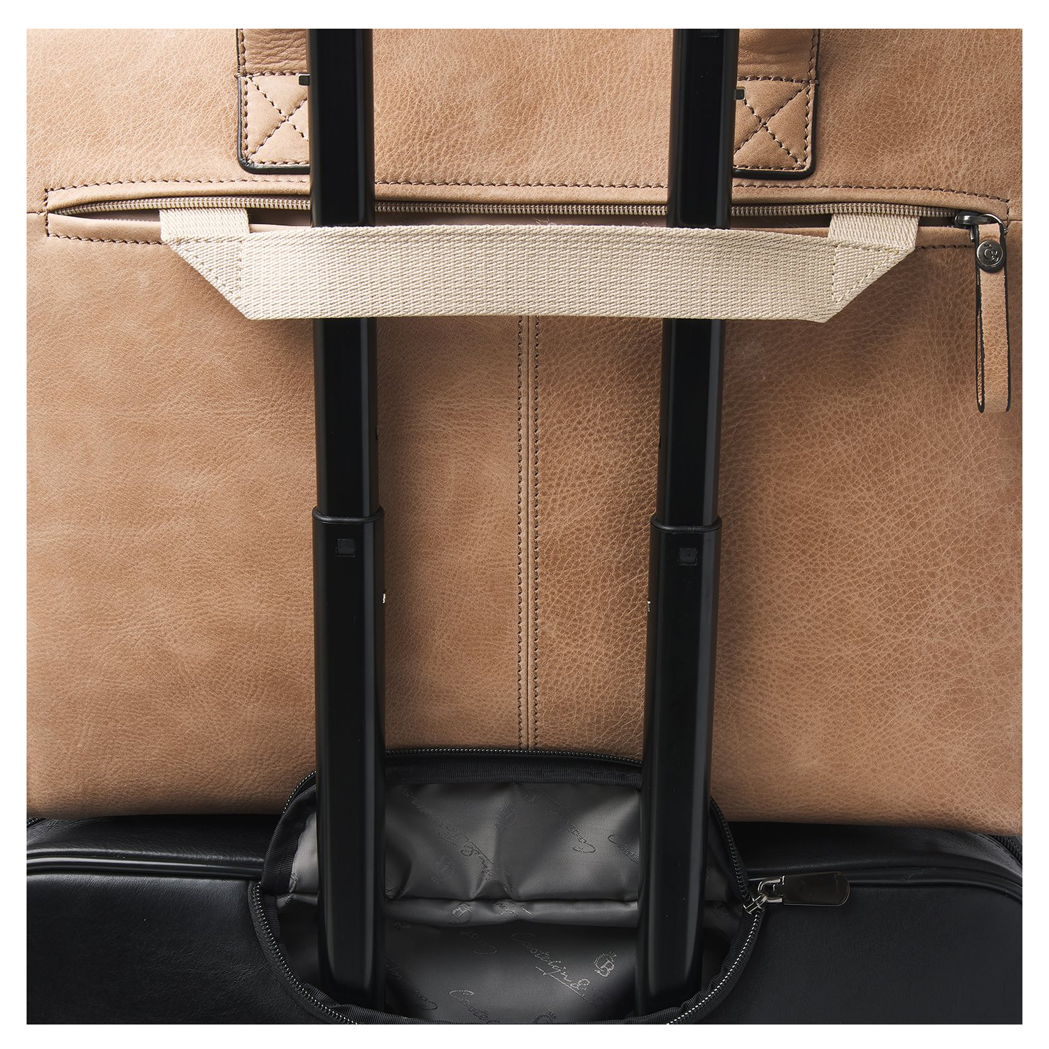 Castelijn & Beerens Carisma Laptoptas 15.6" + Tablet RFID beige