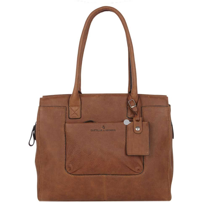 Castelijn & Beerens Carisma Dames laptoptas 15.6" cognac