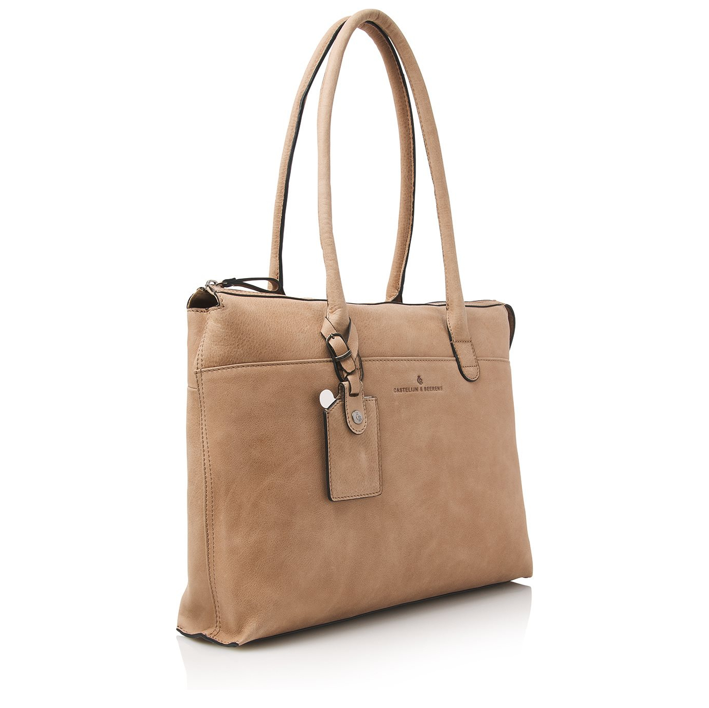 Castelijn & Beerens Carisma Laptoptasche 15.6" + Tablet RFID beige