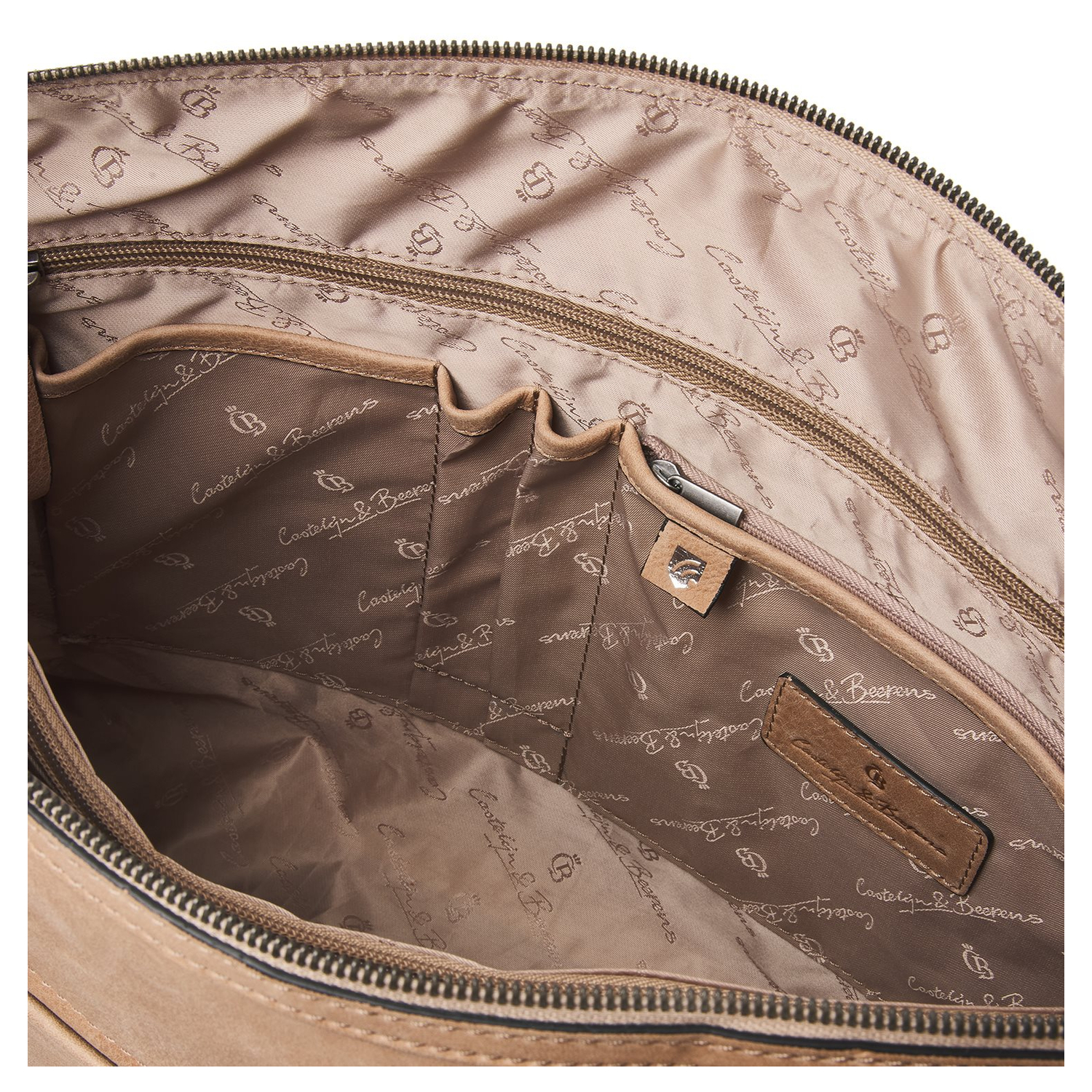 Castelijn & Beerens Carisma Laptoptasche 15.6" + Tablet RFID beige