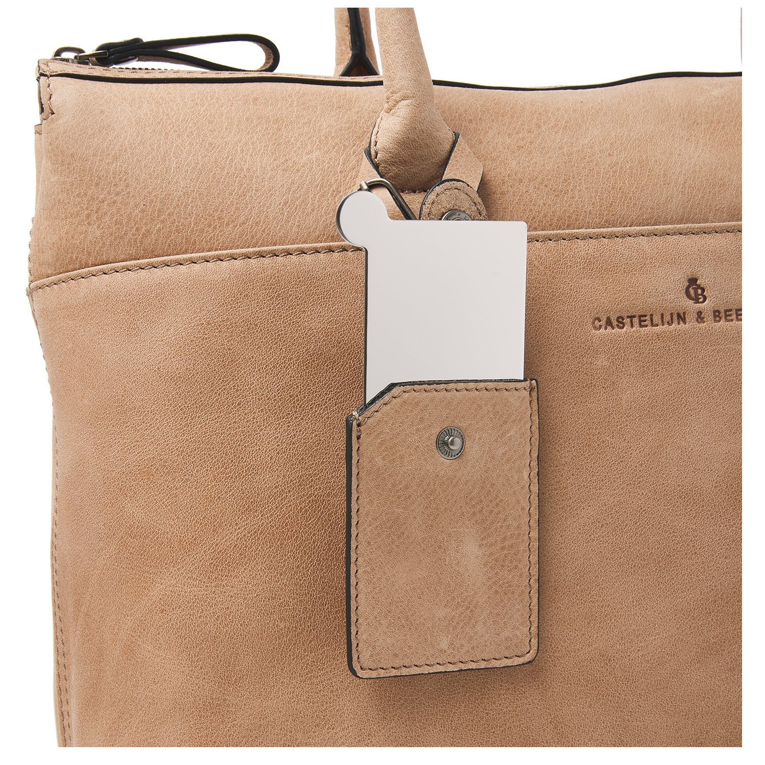 Castelijn & Beerens Carisma Laptoptasche 15.6" + Tablet RFID beige
