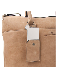 Castelijn & Beerens Carisma Laptoptasche 15.6" + Tablet RFID beige