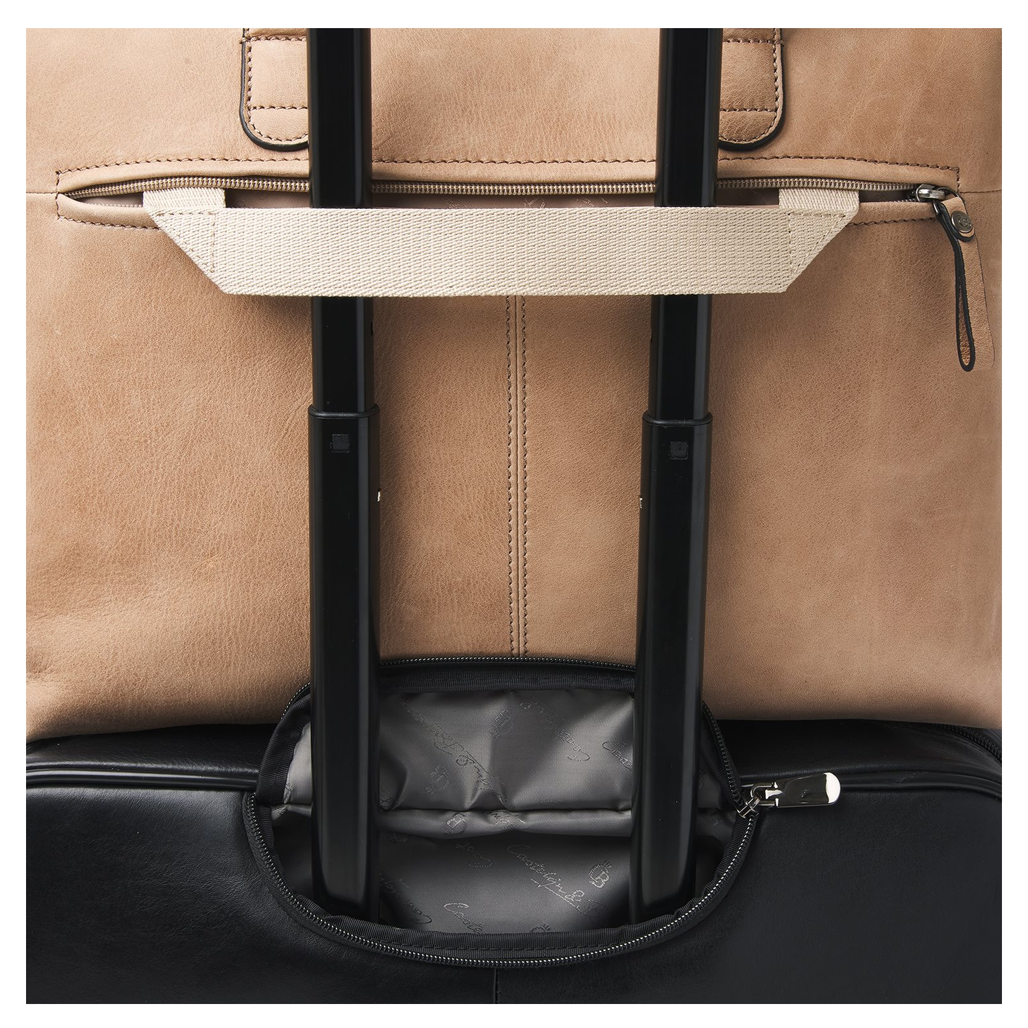 Castelijn & Beerens Carisma Laptoptasche 15.6" + Tablet RFID beige