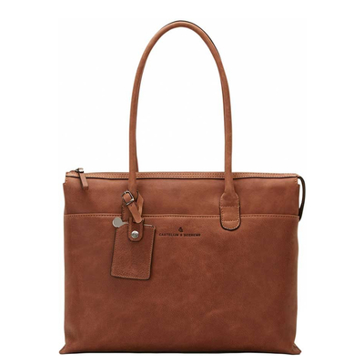 Castelijn & Beerens Carisma Laptop-Umhängetasche 15.6" + tablet cognac