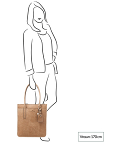 Castelijn & Beerens Carisma Laptop Shopper 15.6" RFID beige