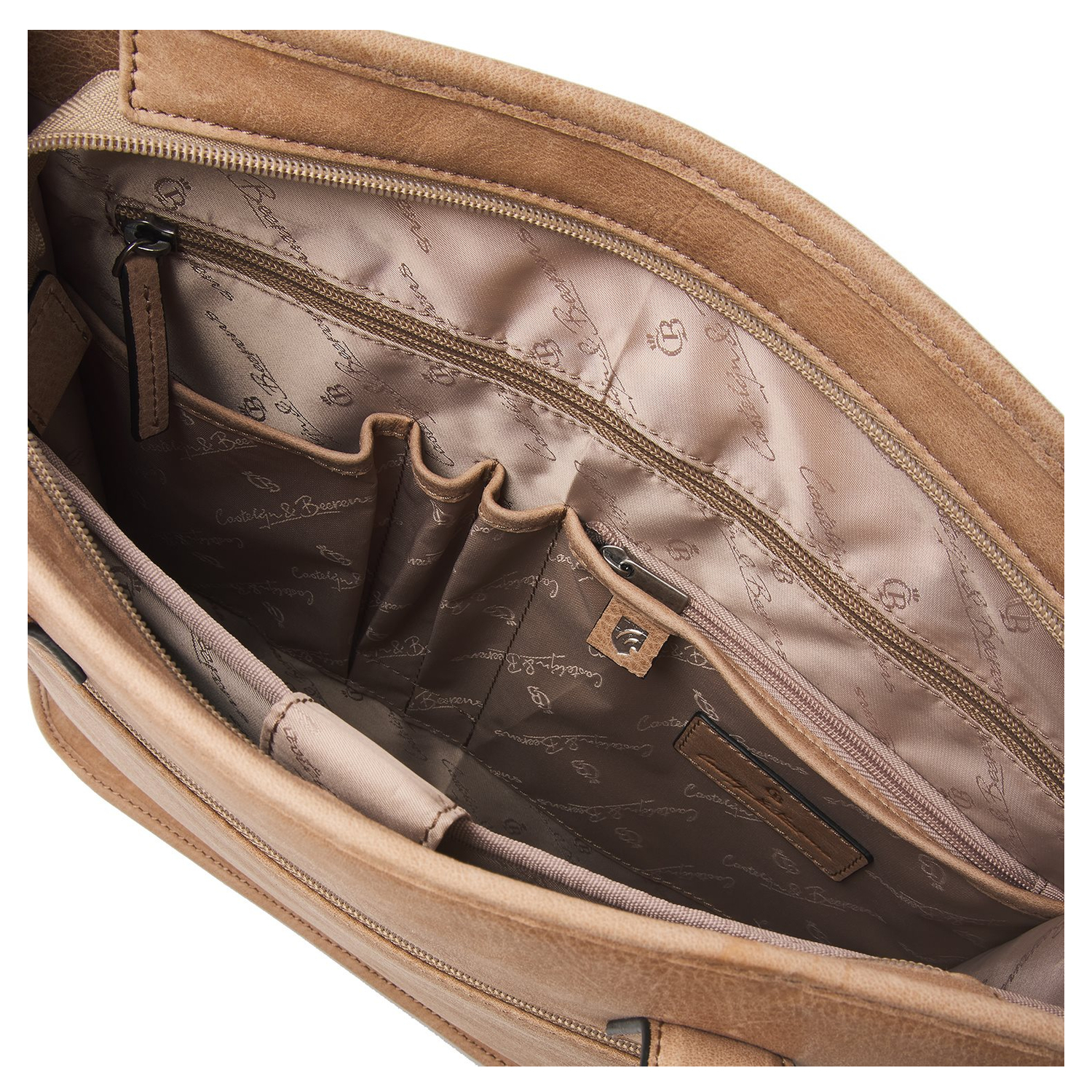 Castelijn & Beerens Carisma Laptop Shopper 15.6" RFID beige