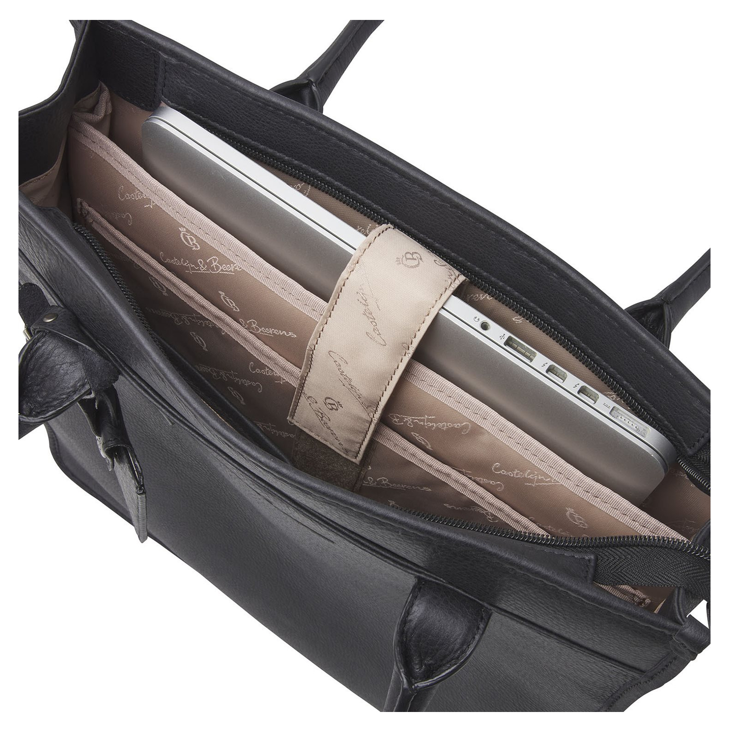 Castelijn & Beerens Carisma Laptop Shopper RFID 15.6'' + Tablet zwart