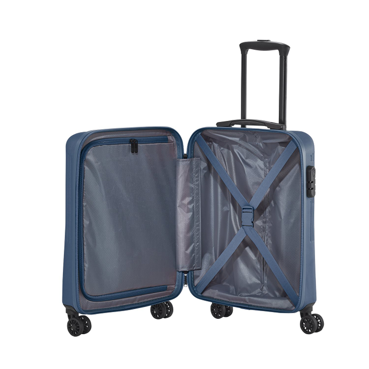 Travelite Bali 4 Wiel Trolley S blue